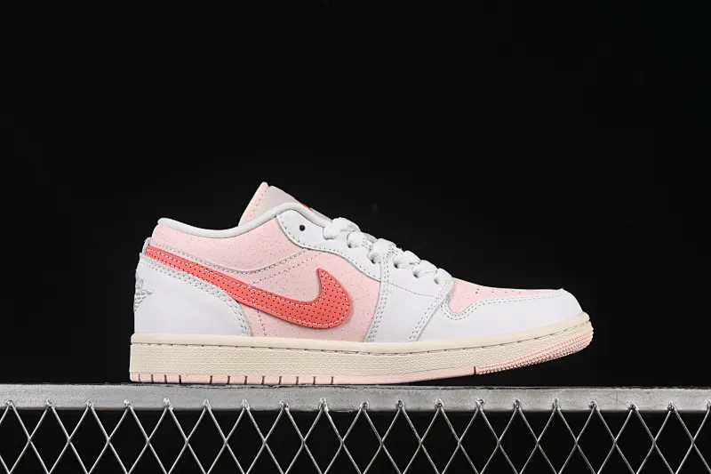 All categories Air Jordan Jordan series basketball shoes Air Jordan 1 Low G version pure original Air Jordan 1 Low AJ1 Joe 1 white pink low-top cultural leisure sports shoes IB8156-133
